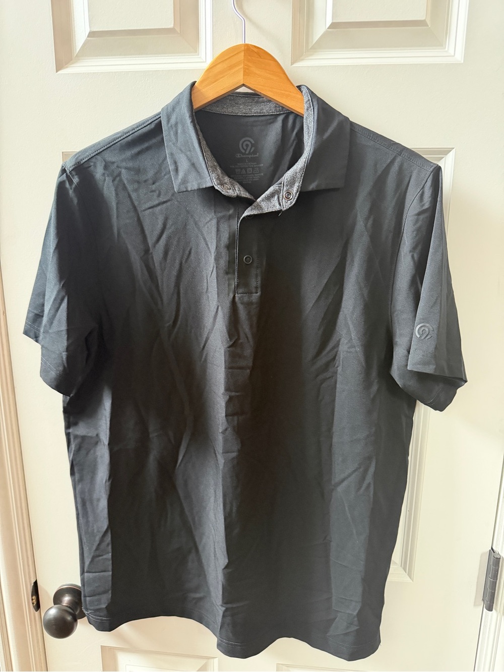 C9 by Champion Men's Charcoal Black Polo